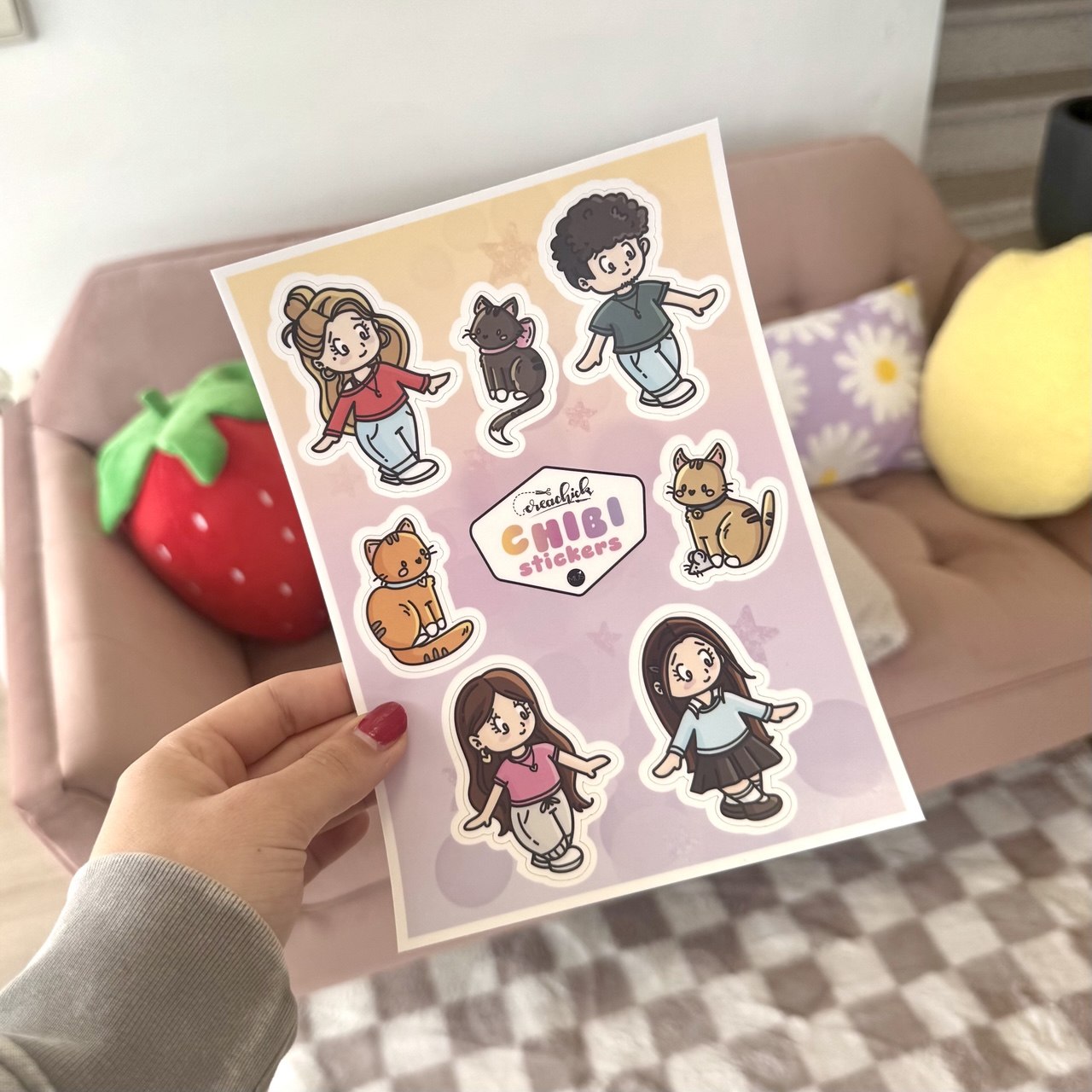 Krijg een gratis Chibi stickervelletje!