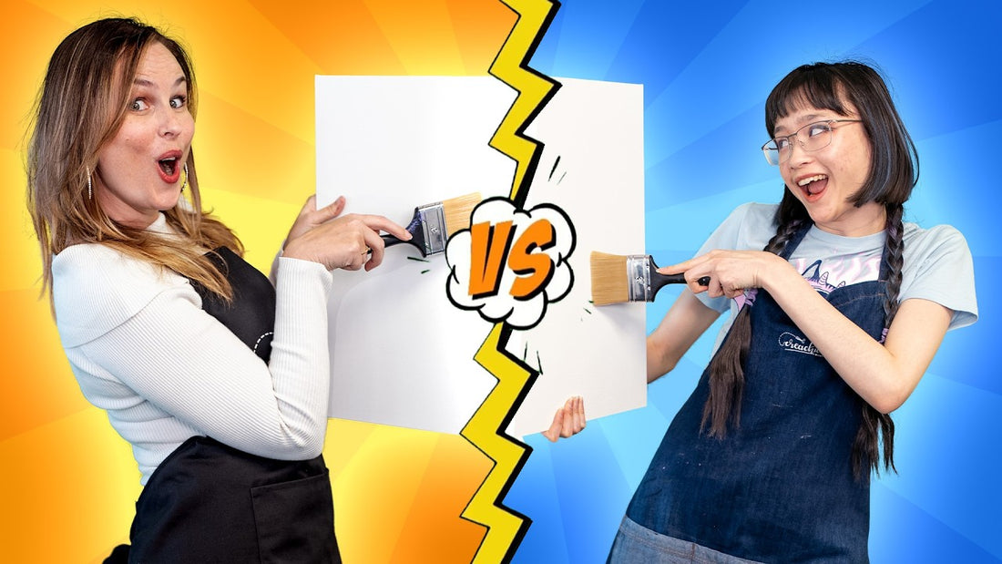 CREACHICK VS. KITTA - Schilderen Challenge