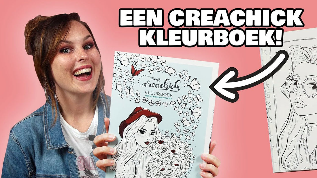HET CREACHICK KLEURBOEK IS UIT! Kleurplaten voor iedereen, van jong tot oud!