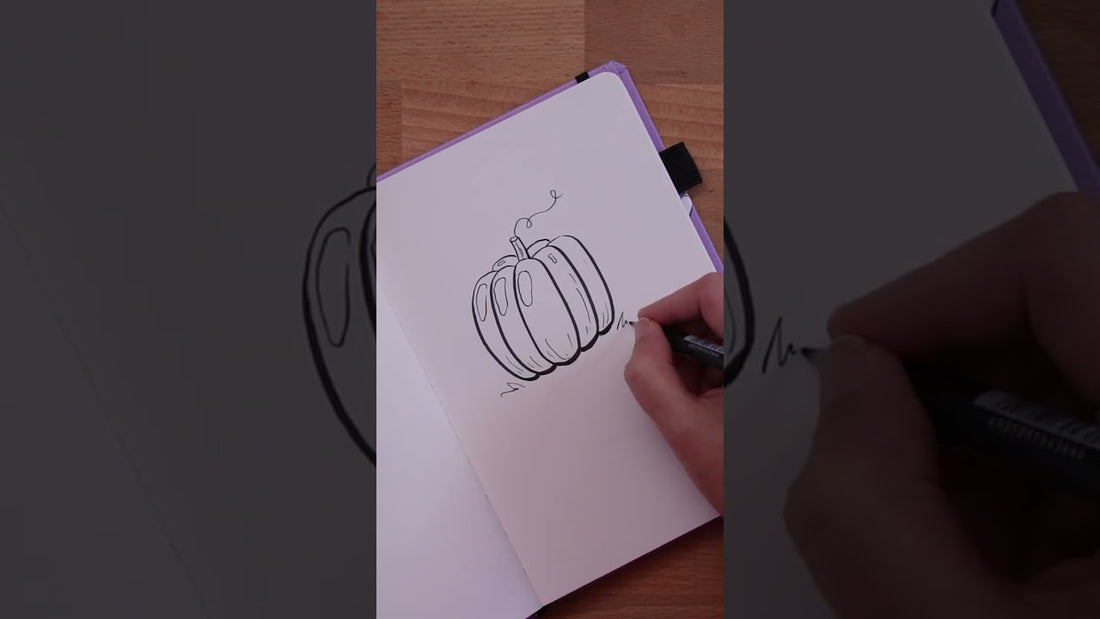 ZO TEKEN JE EEN POMPOEN!
