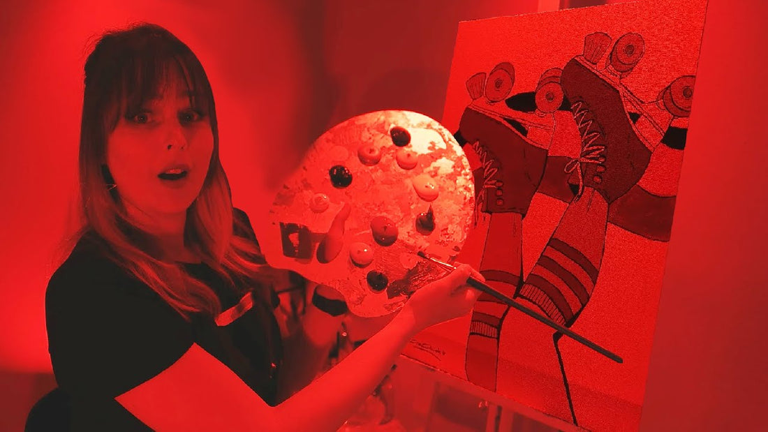 SCHILDEREN onder ROOD LICHT - Led Lights Art Challenge