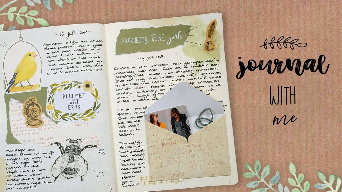 Queen Bee dagboek pagina - Journal With Me - Nederlands | CreaChick