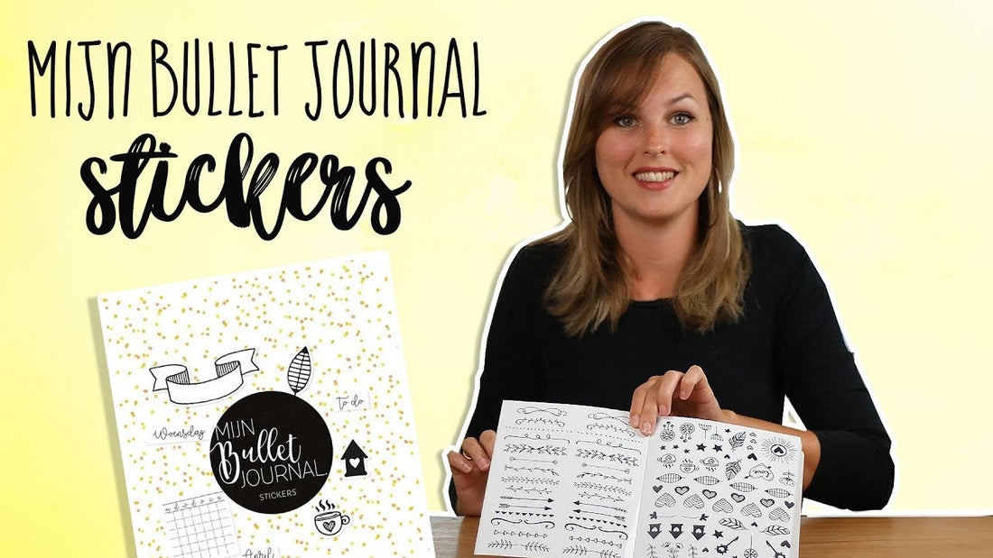 Mijn Bullet Journal stickers - Stickerboek van Mus 2018 Review - CreaChick