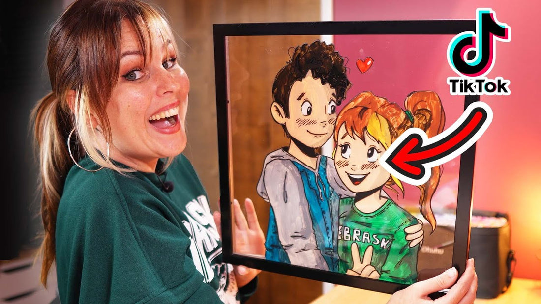 BEKENDE TIKTOK ART CHALLENGE TESTEN - Schilderen Op Glas