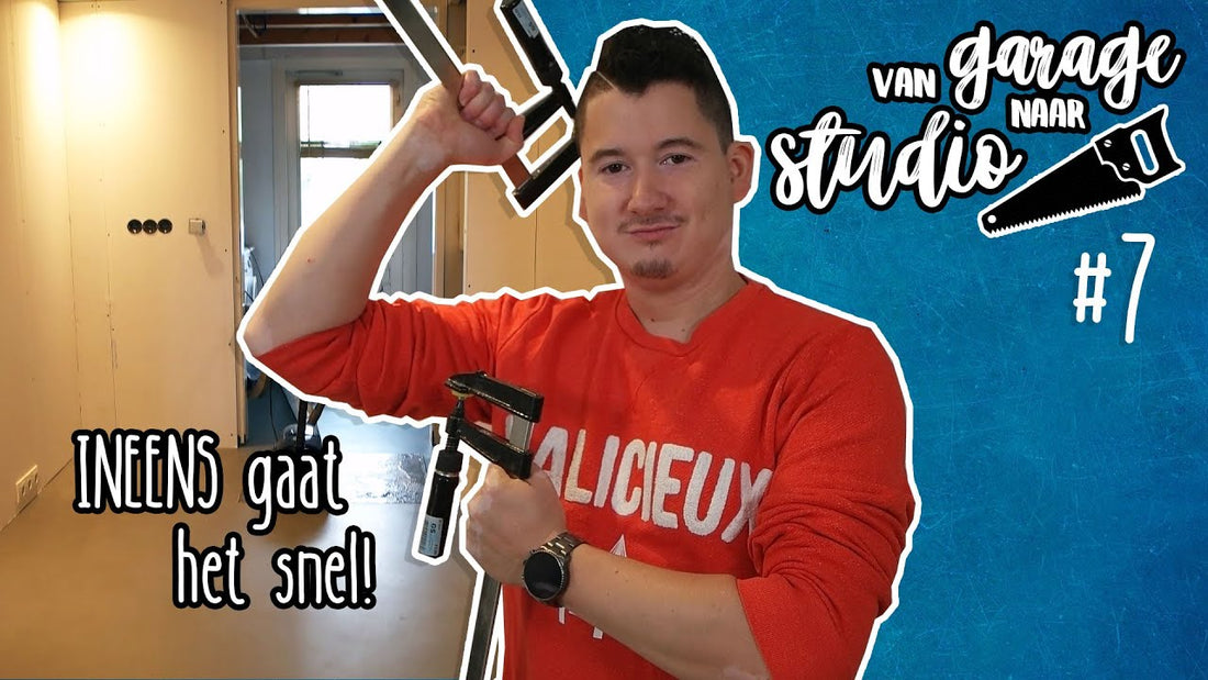 #7 We maken de WANDEN af en een CV kast!