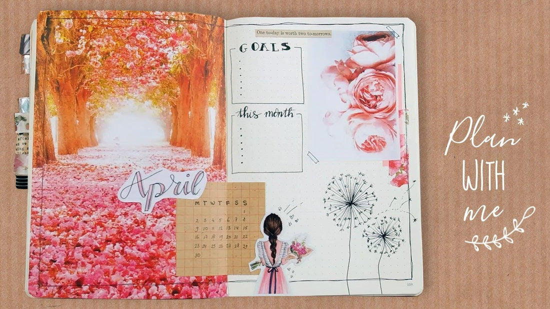 Omslag April Plan with Me - Bullet Journal Nederlands | CreaChick