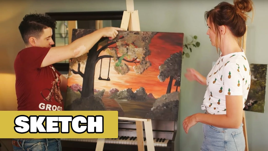 VERSCHILLENDE CREATIEVE MENSEN #2 - sketch + bloopers