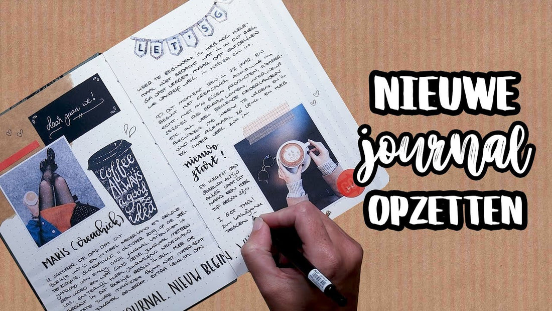 Beginnen in mijn NIEUWE BULLET JOURNAL #12 Creatief met CreaChick