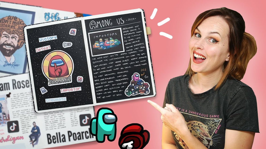 AMONG US pagina maken + 3 ANDERE pagina's! - Bullet journal inspratie 2020
