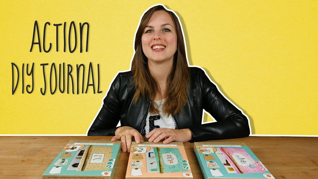 DIY Journal pakket van de Action uitproberen - Shoplog en Action review 2018 | CreaChick
