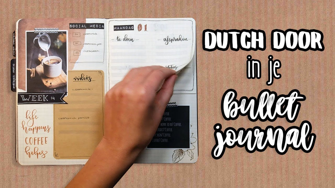 Super handige weekly voor je bullet journal met deze dutch door