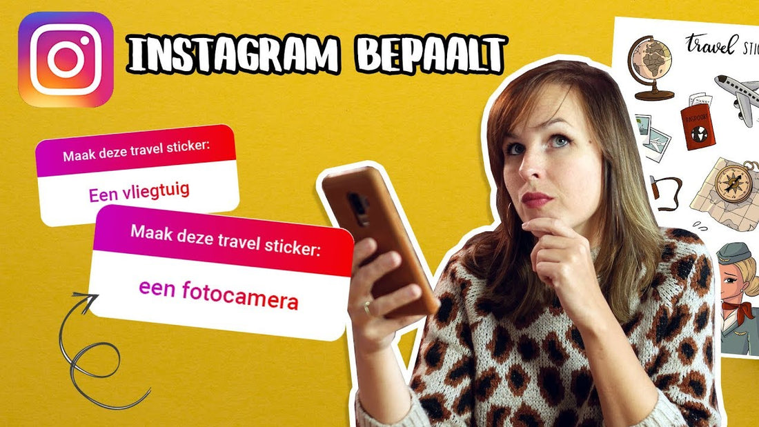INSTAGRAM BEPAALT mijn STICKERS #3 Travel Stickers