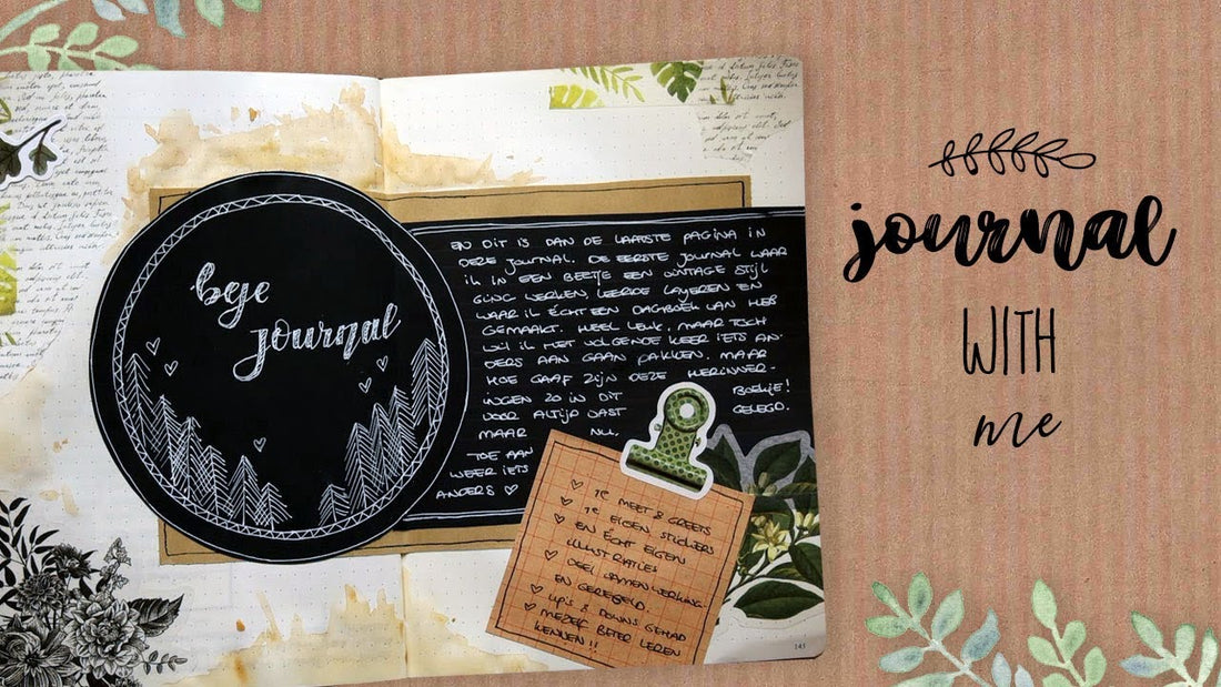 Laatste pagina in mijn journal + flip through - Journal with Me - Nederlands | CreaChick