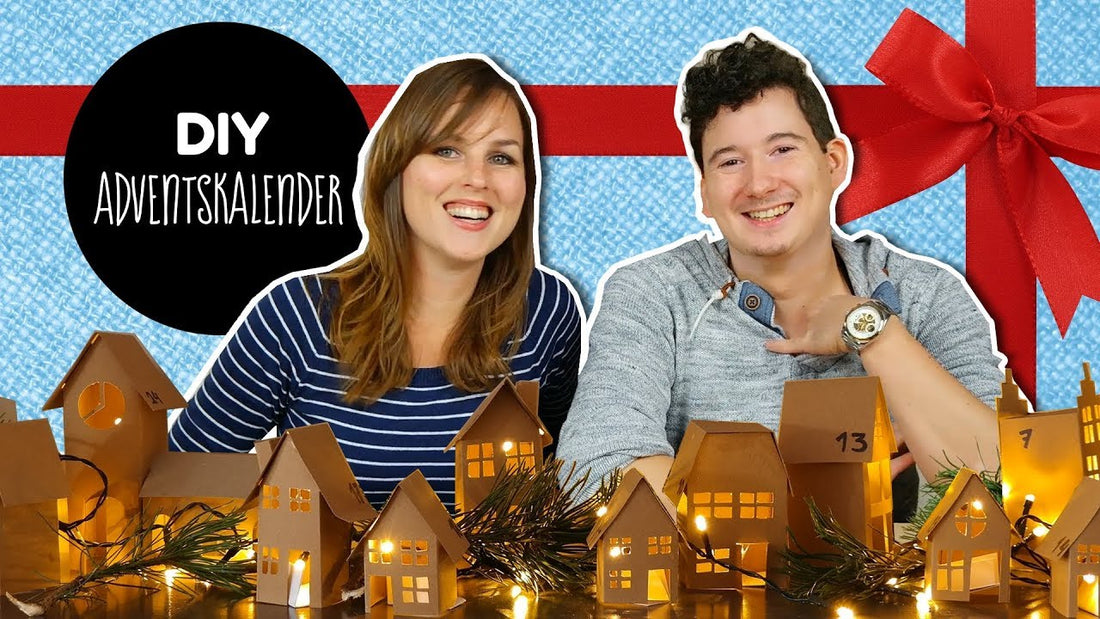 DIY Adventskalender / kerstdorp maken