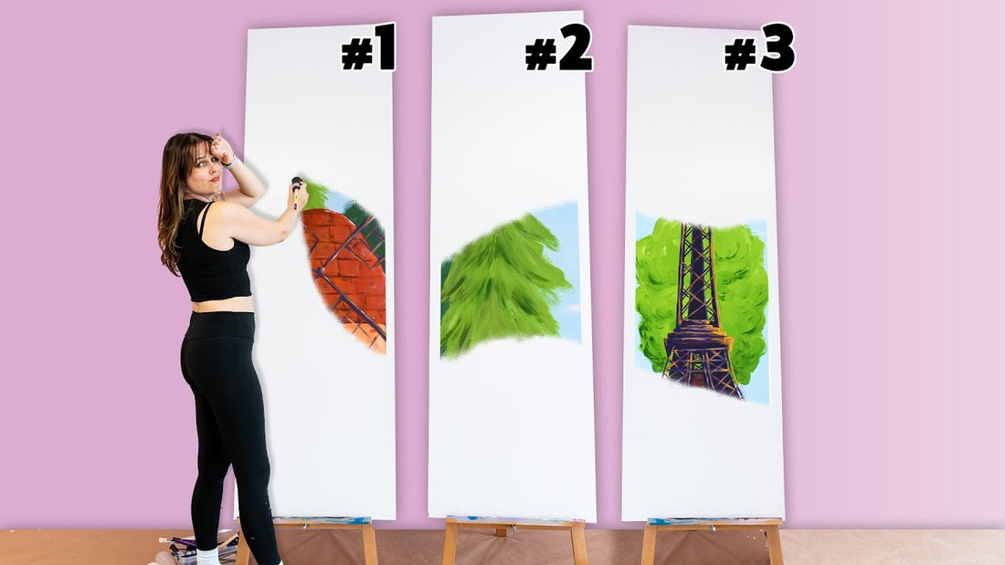 3 XXL SCHILDERIJEN MAKEN!