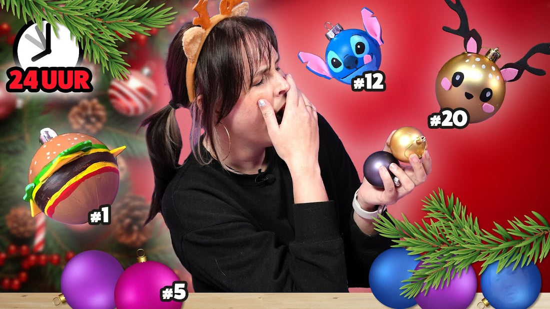 24 KERSTBALLEN SCHILDEREN in 24 UUR! - Challenge