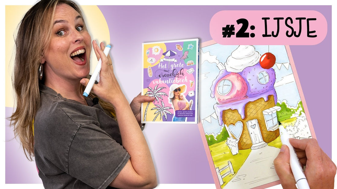 ZOVEEL MOGELIJK OPDRACHTEN MAKEN in 1 DAG! -  CreaChick Vakantieboek Challenge