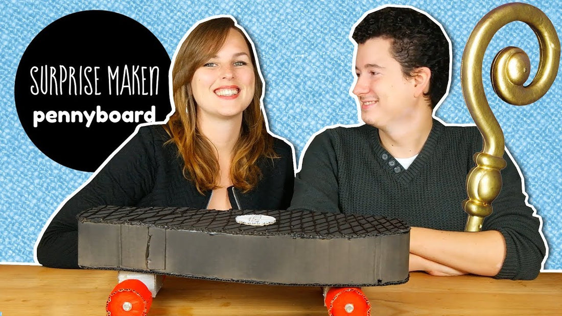Penny Board (skate board) Sinterklaas surprise maken