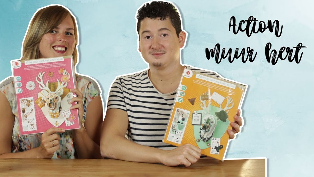 Action DIY Hert muur decoratie Decotime - review 2018 Nederlands | CreaChick