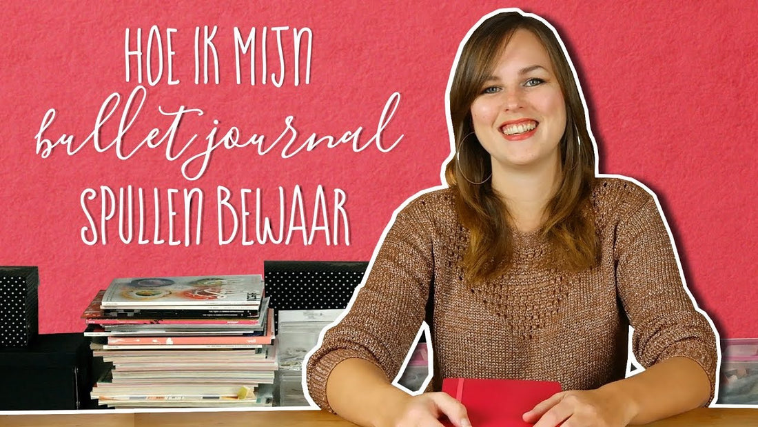 Hoe ik mijn bullet journal spullen bewaar en organiseer | CreaChick