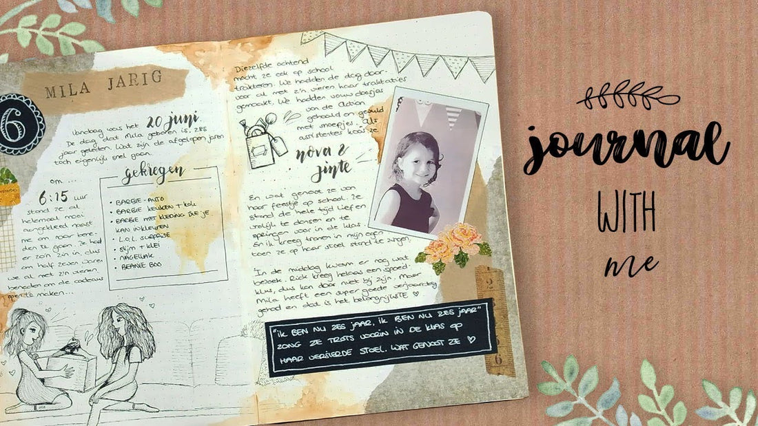 Verjaardag Spread - Journal With Me Nederlands | CreaChick