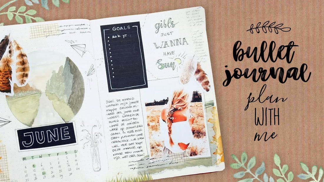 Omslag Juni Plan With Me - Bullet Journal Nederlands | CreaChick