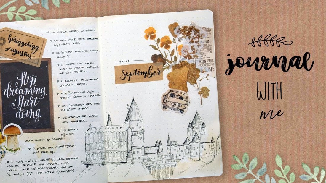 Omslag September - Journal With Me - Nederlands | CreaChick