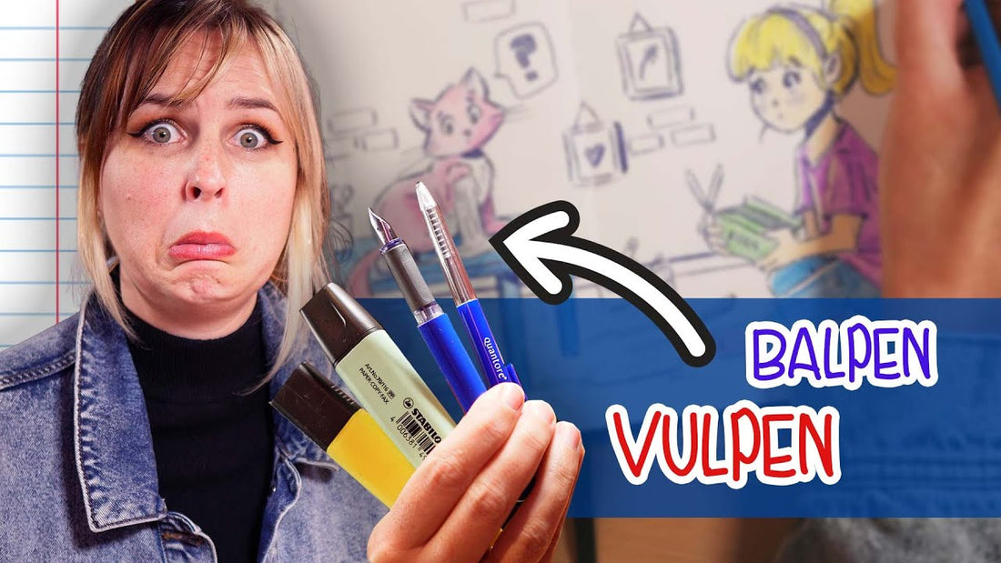 ALLEEN MAAR SCHOOLSPULLEN GEBRUIKEN - Tekenchallenge