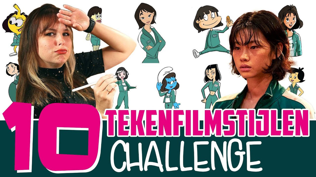 HOEVEEL HERKEN JIJ ER? - SQUID GAME Tekenen Challenge