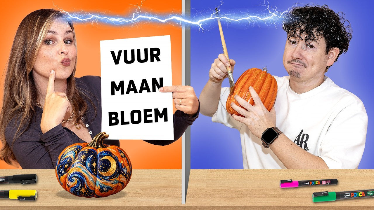 Kunnen Wij Hetzelfde Schilderen?  - Tweeling Telepathie Art Challenge 2026