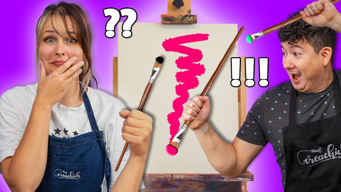 SCHILDEREN OP 1 SCHILDERIJ met mijn MAN!