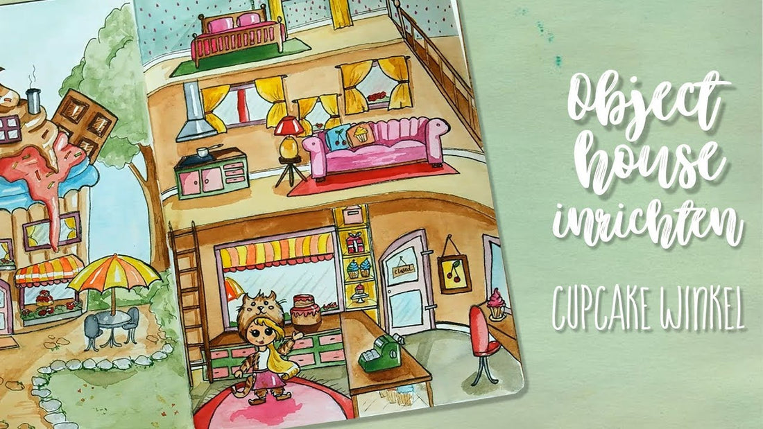 Object Houses: Cupcake huis inrichten + Animal Onesie Kiki | CreaChick