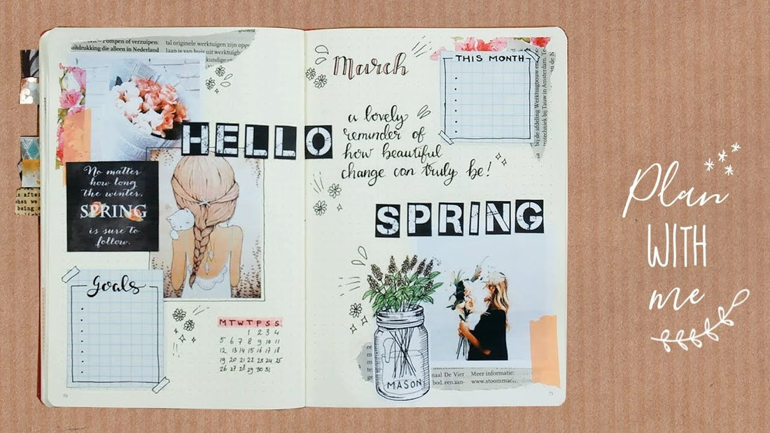 Omslag Maart Plan With Me - Bullet Journal Nederlands | CreaChick