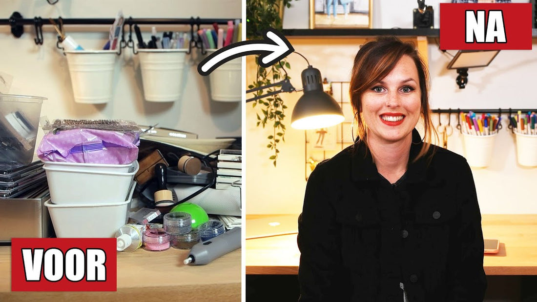 BUREAU OPRUIMEN EN ORGANISEREN + BUDGET MAKE-OVER!
