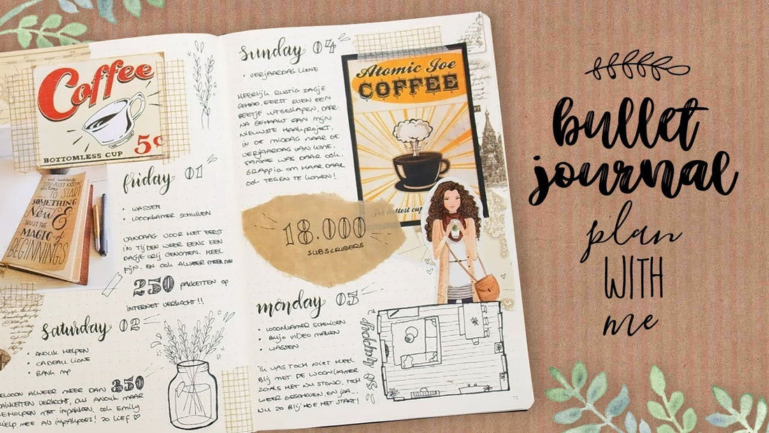 Weekly Juni met 10 producten Plan with Me - Bullet Journal Nederlands | CreaChick