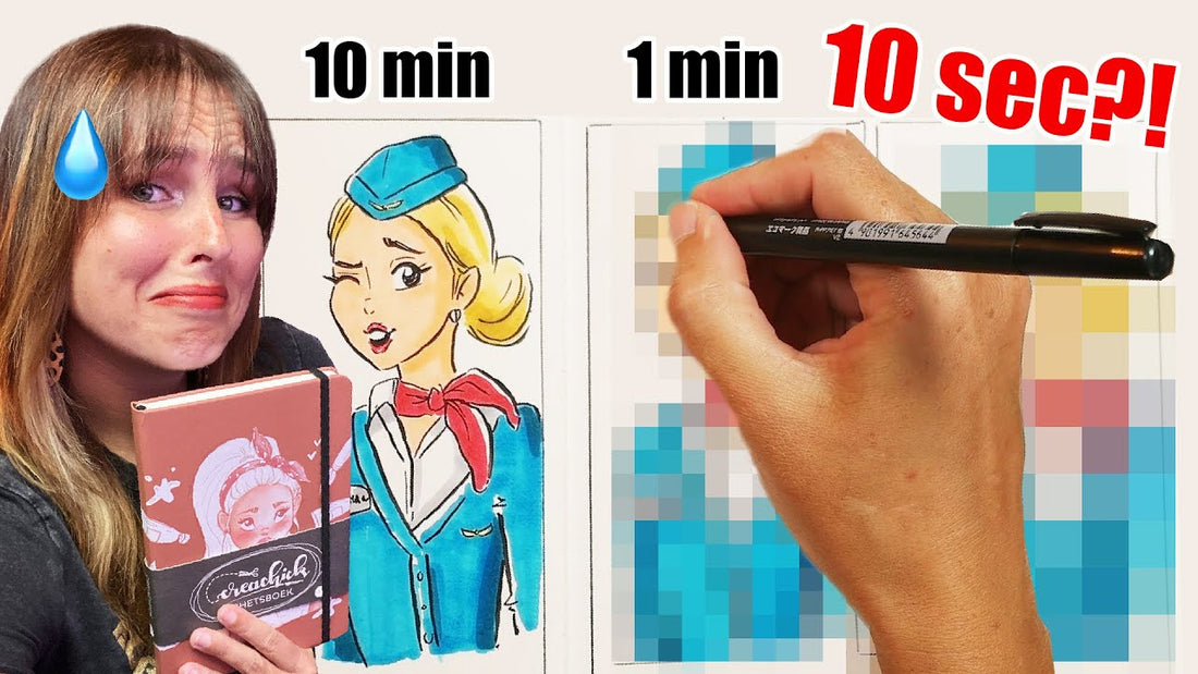 TEKENCHALLENGE IN HET NIEUWE CREACHICK SCHETSBOEK!