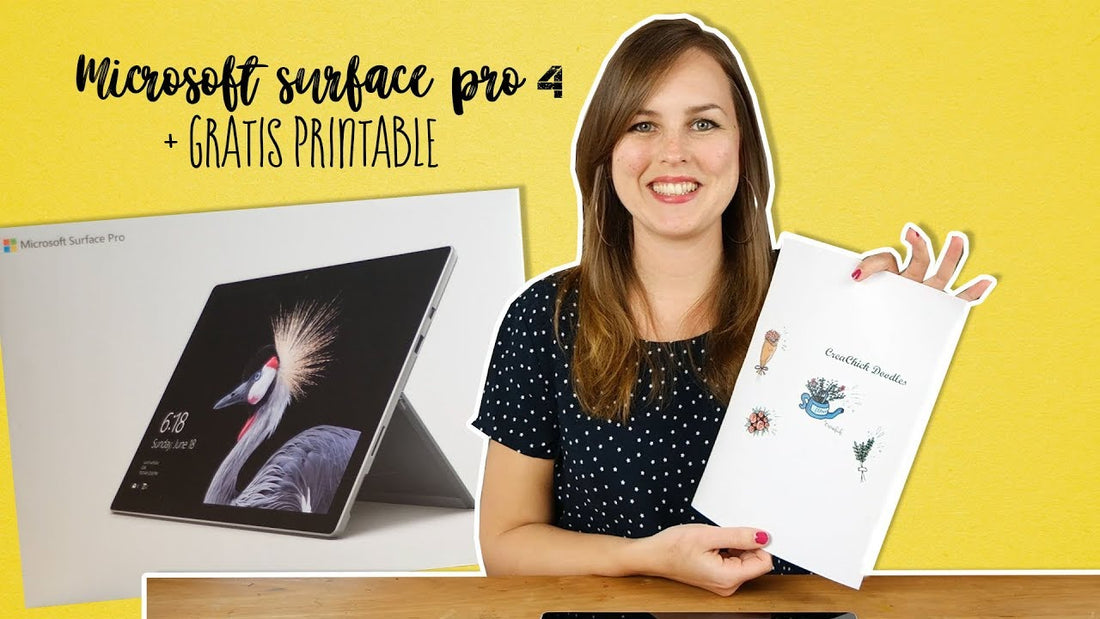 Microsoft Surface Pro review + gratis Printable voor je bullet journal | CreaChick