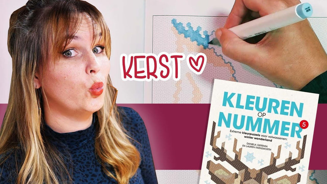 NIEUW KLEURBOEK PROBEREN! - Kleuren op nummer 5, Winter Wonderland