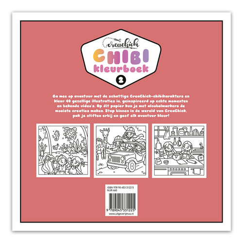 CreaChick Chibi Kleurboek II gesigneerd