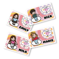CreaChick Chibi Pin Set