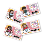 CreaChick Chibi Pin Set
