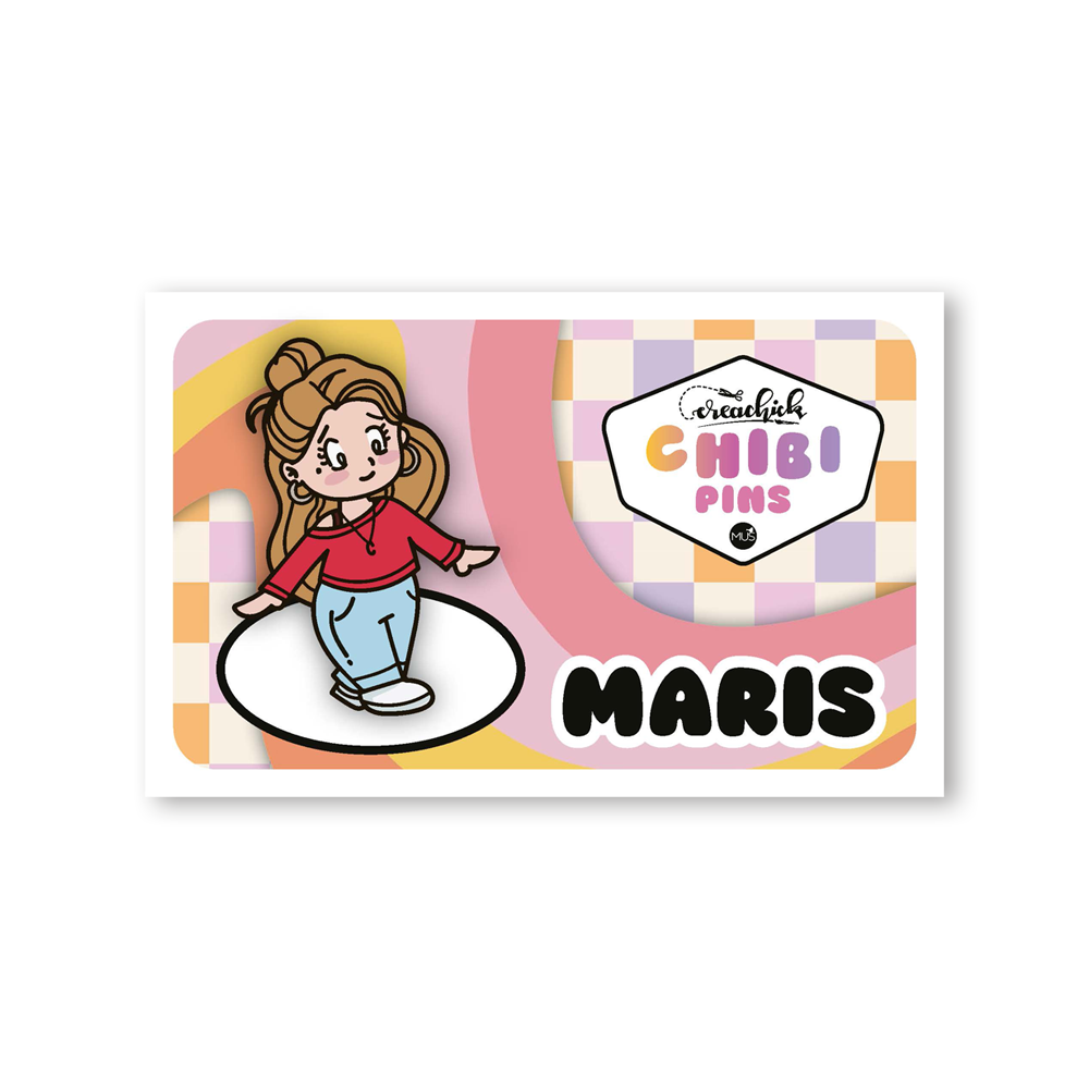 CreaChick Chibi pin