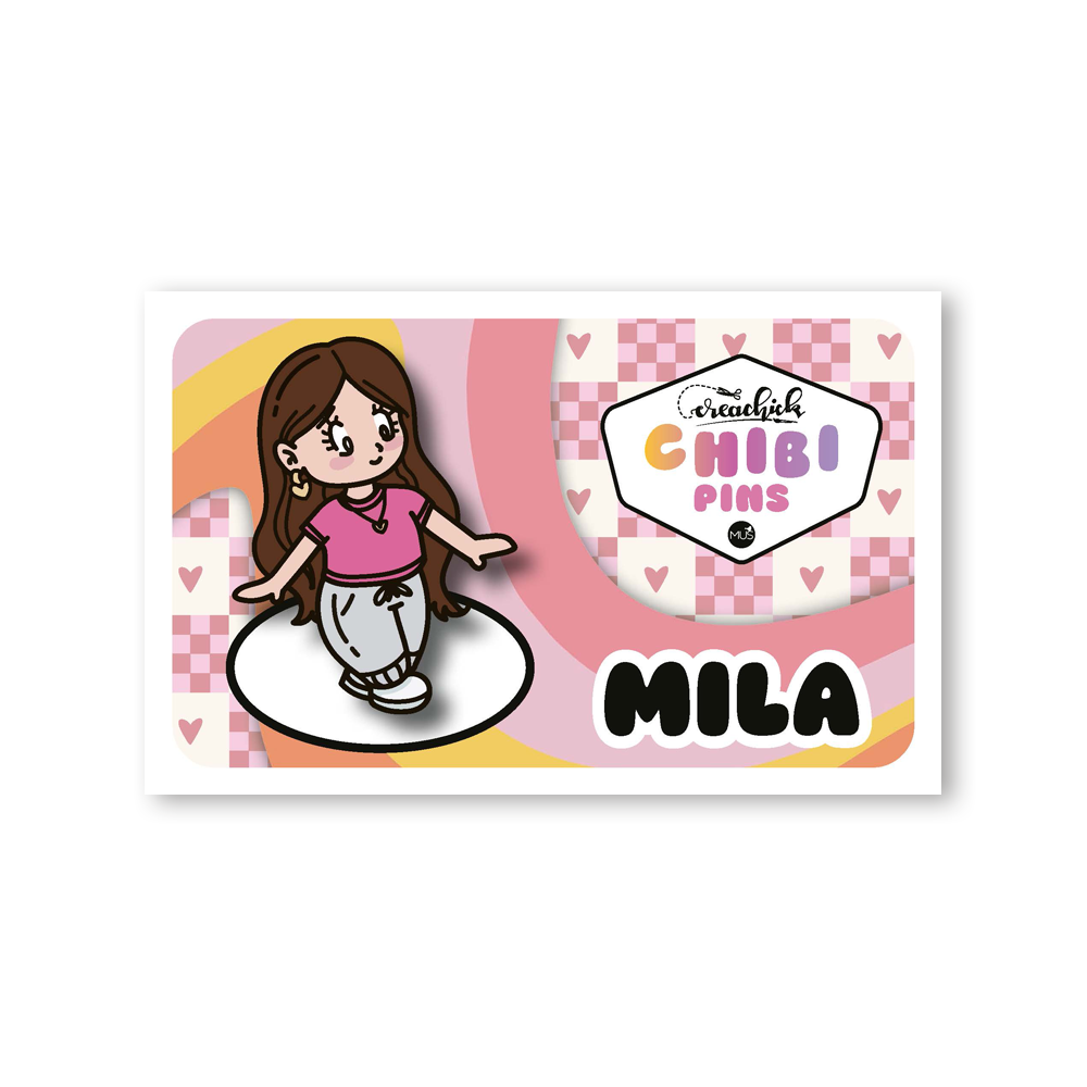 CreaChick Chibi pin