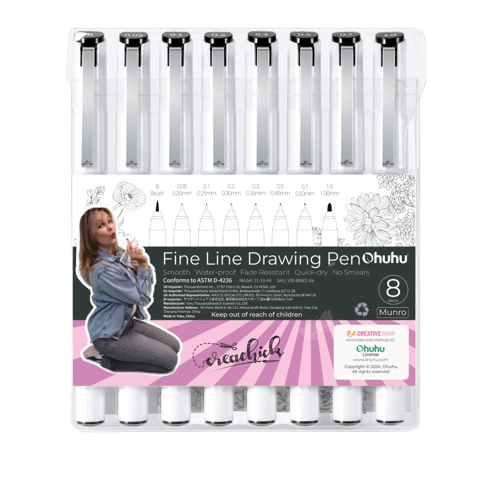 CreaChick Ohuhu Fineliners