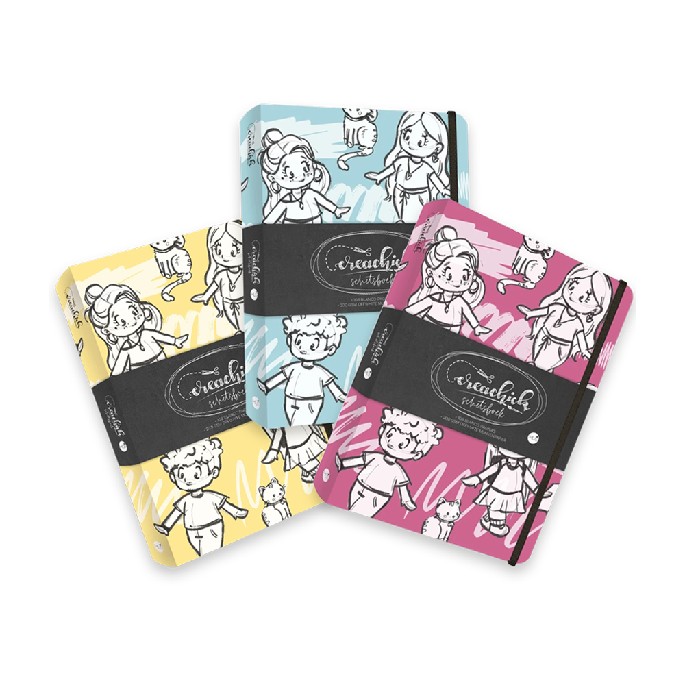 CreaChick Schetsboek Chibi