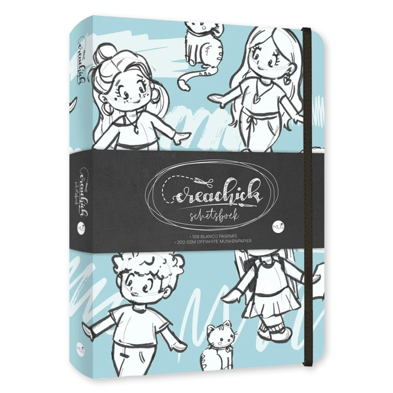 CreaChick Schetsboek Chibi