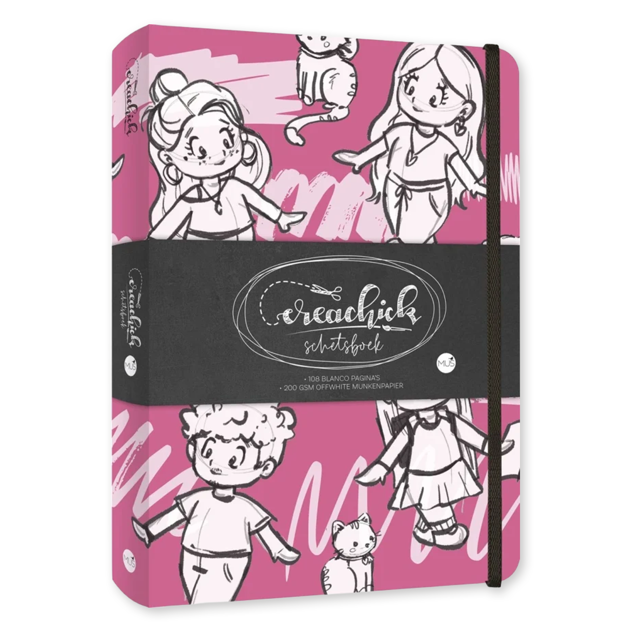 CreaChick Schetsboek Chibi