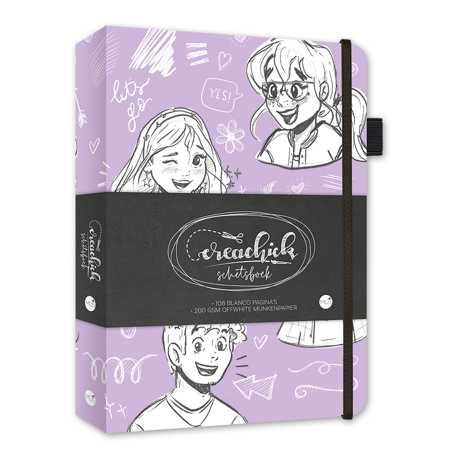 CreaChick Schetsboek Familie