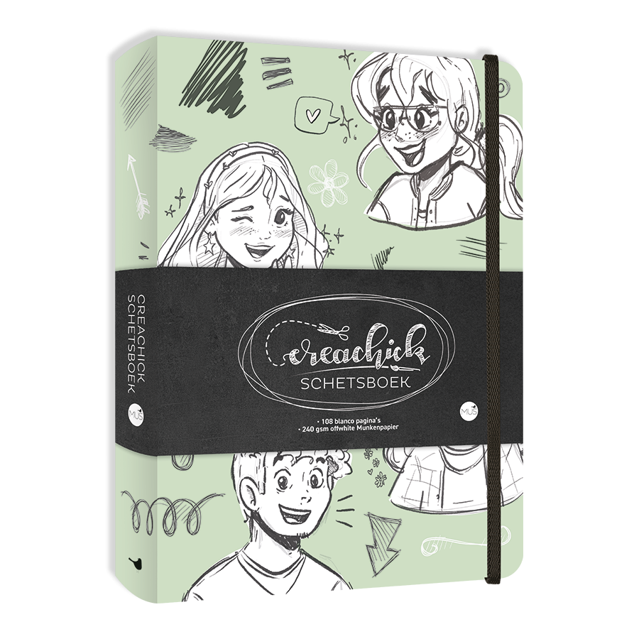 CreaChick Schetsboek Familie