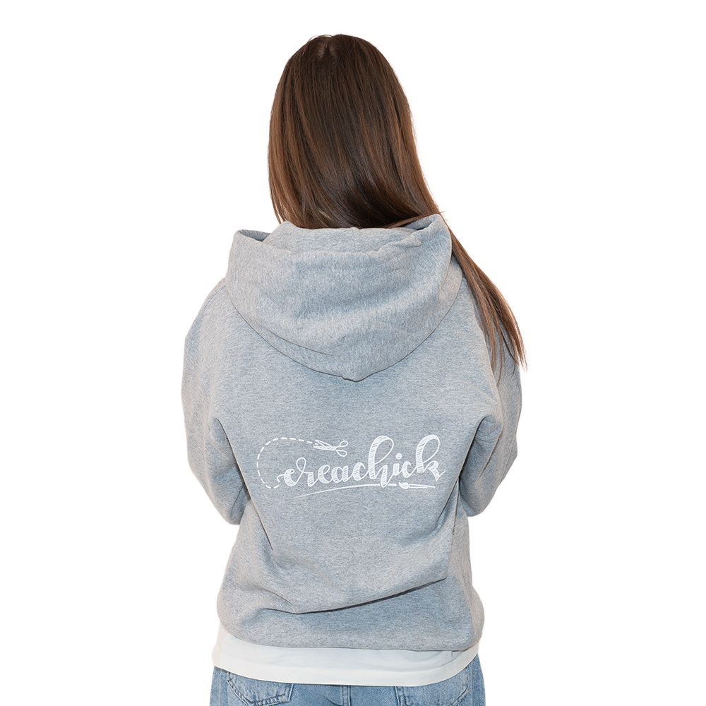 CreaChick Hoodie Grijs